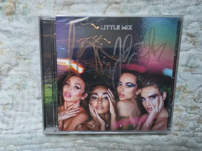 CD Little Mix Confetti Autografado Lacrado