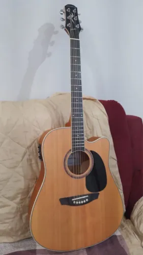 VIOLÃO FOLK STRINBERG LE30C NT FOSCO 