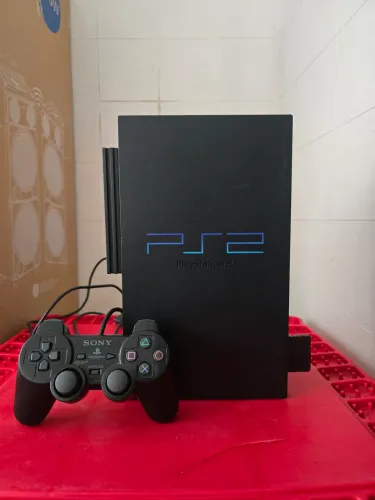 Ps2 fat + hd com jogos