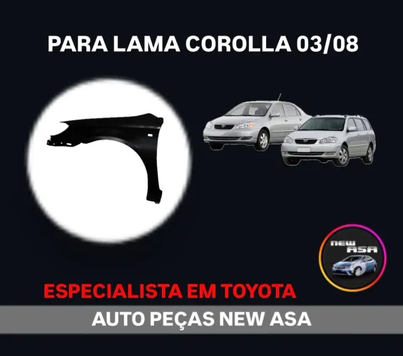 PARA LAMA - PARA BARRO - PARA CHOQUE COROLLA Ref7262