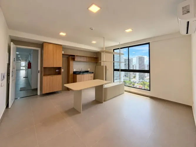 APARTAMENTO PARA ALUGUEL POSSUI 38 METROS QUADRADOS 1 QUARTO COM TODOS OS MÓVEIS PLANEJADO