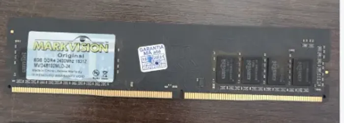 Memória RAM 8GB DDR4 Markvision 2400MHz (Para PC Desktop) - Usada