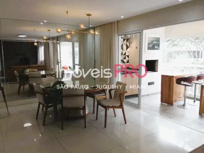 Excelente apto à venda de 123m² em Campo Belo.