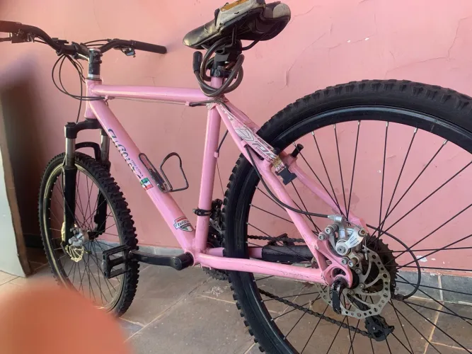 Bicicleta rosa