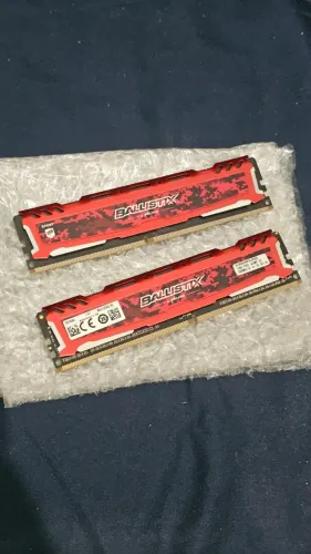 Memória Ram Ballistix 4gb 2x4gb Ddr4 2400 Ballistix Micron