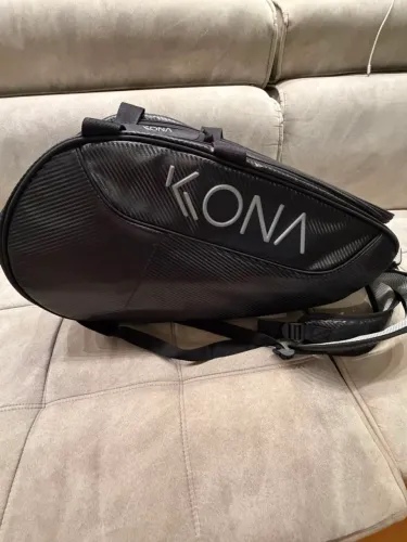 Raqueteira Beach Tennis Padel Kona All Black 5r (Nova)