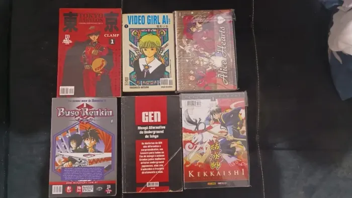 Lote de Mangás Variados (Todos Volume 1) - Tokyo Babylon, Video Girl Ai e mais