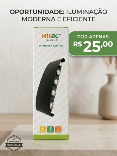  Arandela LED de 10W da marca Hitec