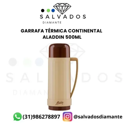 Garrafa térmica Continental Aladdin 500ml - NOVA