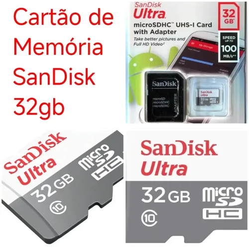 Cartão de Memória SanDisk 32gb Ultra