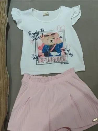 Conjunto Milli e Nina infantil