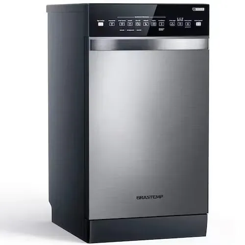 Lava-Louças Brastemp BLF10BR 10 Serviços com Ciclo Pesado e Delicado - Inox - 110V