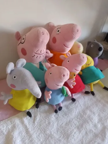Pelúcias Famila Peppa Pig originais 