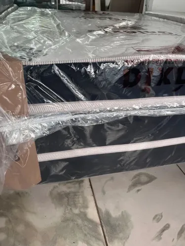 799,99 FRETE GRÁTIS < CAMA BOX DE CASAL D33 BLINDADA/ PAGA NA ENTREGA