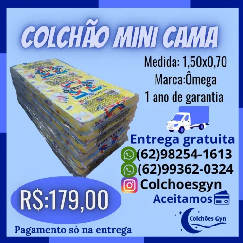 COLCHÃO DE MINI CAMA ENTREGA GRATUITA