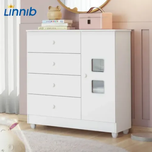 CÔMODA INFANTIL LIFE 4 GAVETAS PAGA SOMENTE NA ENTREGA EM ATÉ 12x SEM JUROS APROVEITE HOJE