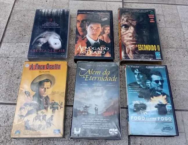 FILMES ORIGINAIS VHS PARA COLECIONADOR - 40 CADA