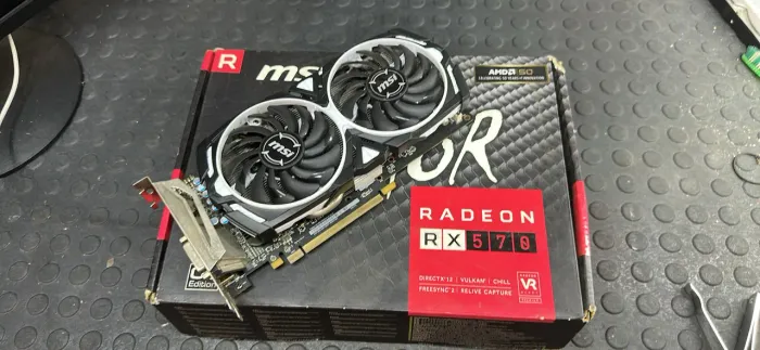 Placa de Vídeo MSI RX570 Armor 4gb 256bits