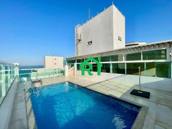 Apartamento Vista Mar, 3 Suítes, 2 Vagas e Lazer, à venda em Jardim Astúrias, Guarujá.