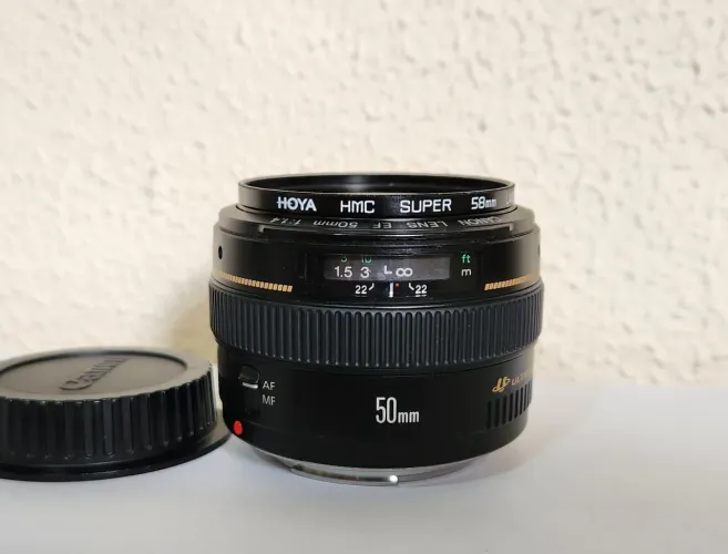 Lente Canon EF 50mm 1.4 Ultrasonic
