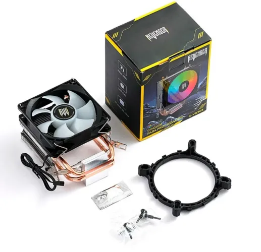 CPU cooler gamer fan rgb led revenger g-vr303 ventilador lga 115x
