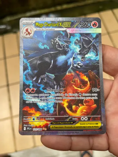 Mega Charizard X EX - Carta NM para sua Coleção