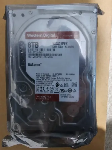 HD 8tb Red Wester Digital Novo na embalagem original