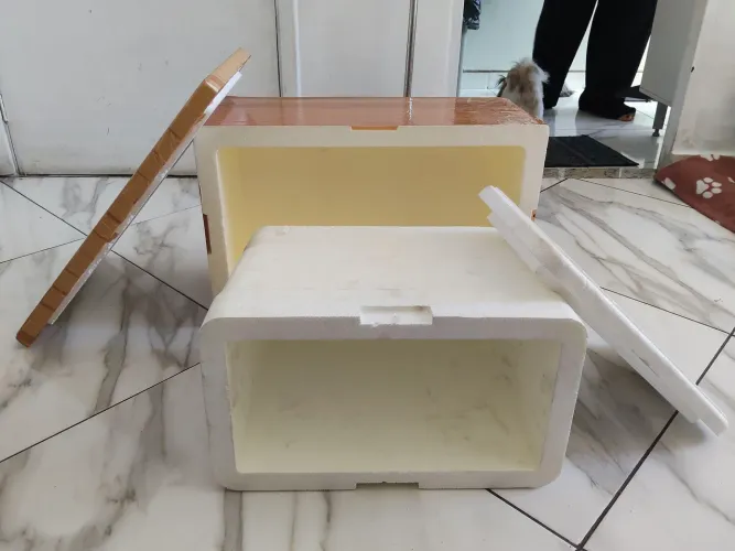 Caixa de isopor