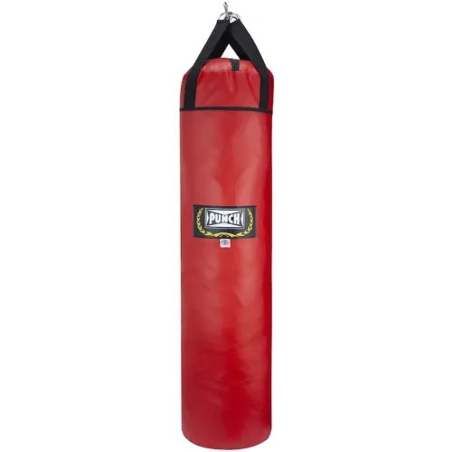 Kit Saco de Pancada em Couro Punch 1.20m + Suporte de Parede