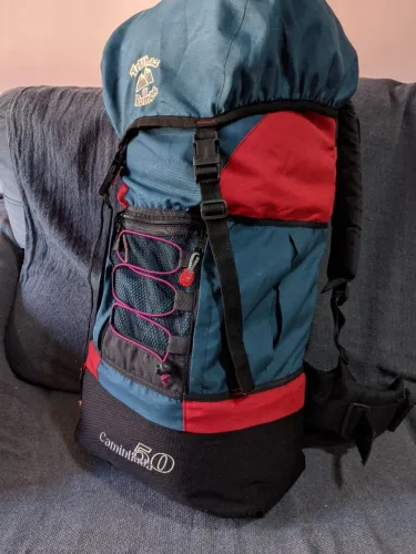 Mochila trilhas e rumos caminhada 50L trekking montanha viagem 