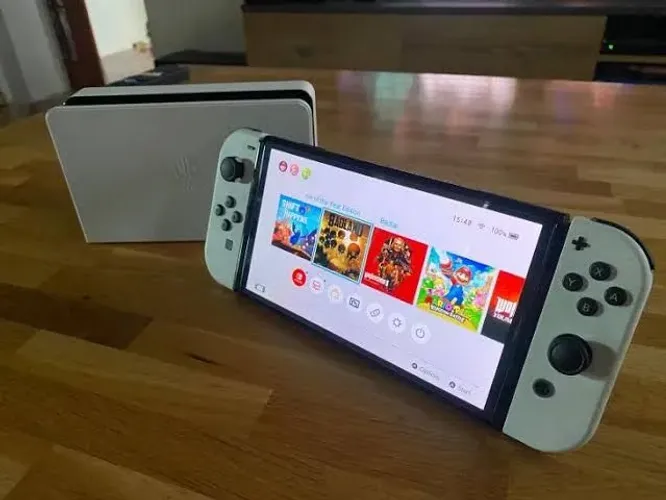 Nintendo Switch OLED + Acessórios Originais (Aceito Cartão)