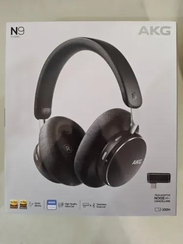 Fone de Ouvido Bluetooth AKG N9 Hybrid (novo com caixa aberta)