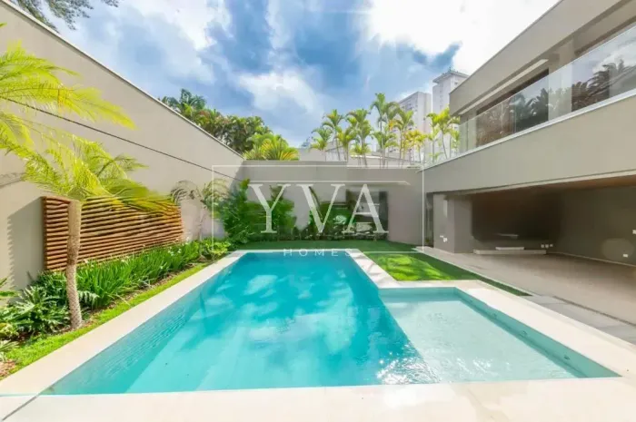 Casa Contemporânea Nunca Habitada com  piscina e 580 m²,  5 suítes - Alphaville UM