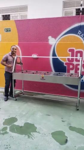 BUFFET SELF SERVICE TÉRMICO 10 CUBAS COM TAMPO DE VIDRO PROGÁS
