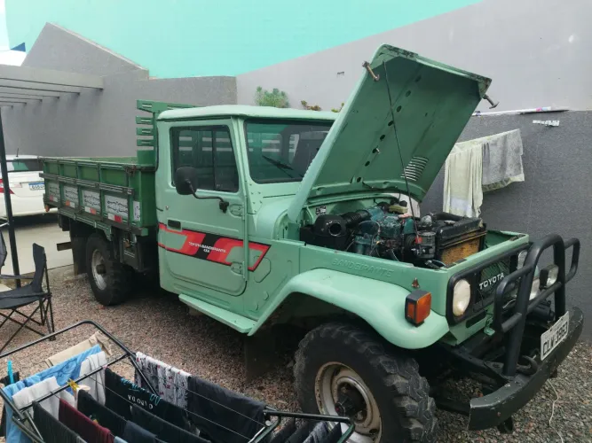 Toyota Band.Picape Chassi Longo Diesel 1985