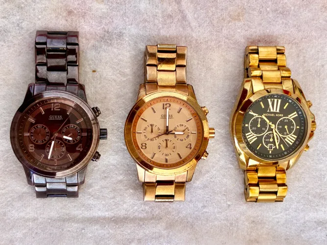 Kit Relogios Guess / Michael Kors Originais - semi novo