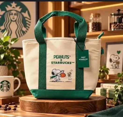Bolsa Snoopy starbucks