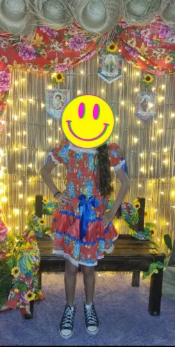 Vestido quadrilha