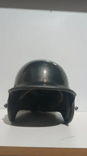 capacete de rebatida de beisebol preto
