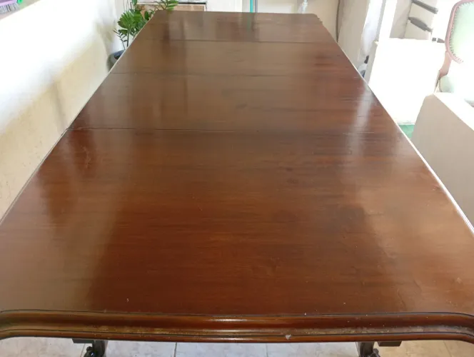 Mesa madeira de antiquário