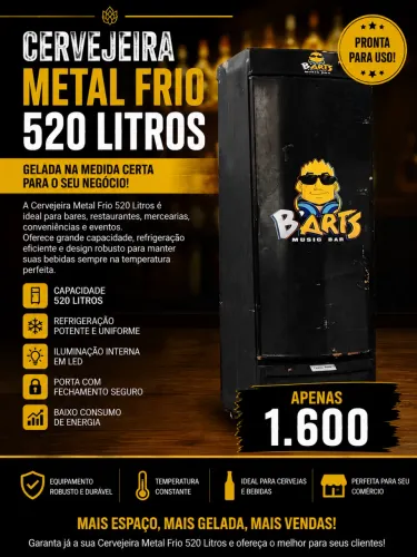 Cervejeira metal frio top revisada
