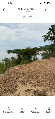 Terreno no paricatuba com vista para o rio negro