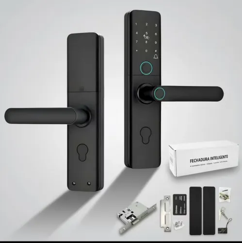 Fechadura Eletrônica com Biometria, Senha e Cartão