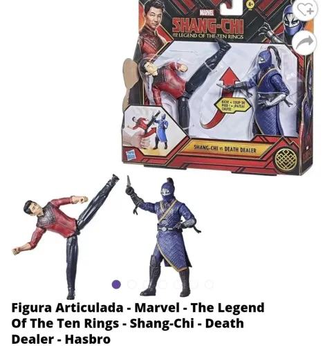 Conjunto de bonecos de ação Shang-Chi-Death