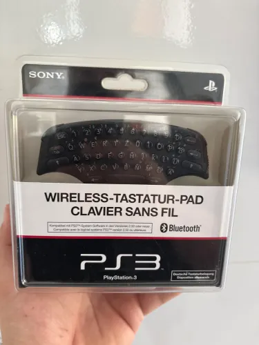 Ps3 teclado de controle original LACRADO SEM USO(ENVIO OLXPAY)
