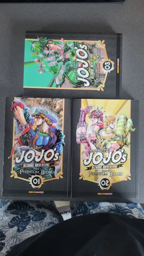 Mangá Jojo parte 1 volumes 1,2 e 3