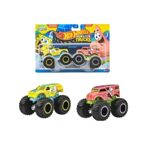 Hot Wheels Monster Trucks Bob Esponja Patrick 1/64 Carrinho