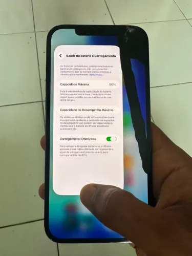 IPHONE 12 PRO MAX 128g (APENAS TELA QUEBRADA)