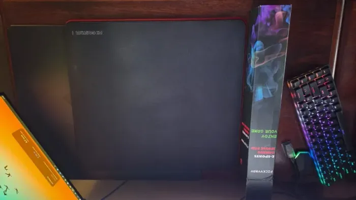 Mousepad Gamer Pk Control I Cor Preto (Estado de novo)