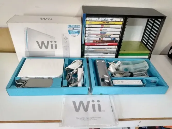 nintendo wii original usa completo mais jogos